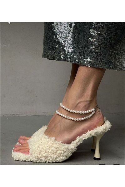 SmY Bag Vintage Anklet Design with Pearls