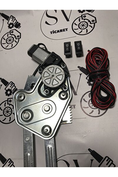 SVTİCARET R12 Toros Ön Cam Krikosu Sağ Sol Elektrikli takım 2 adet cam anahtar 6 metre kablo silikon sprey set