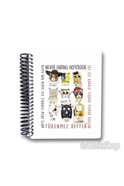 Akademi Çocuk Akademi Çocuk Tükenmez Not Defteri Ressam Kediler
