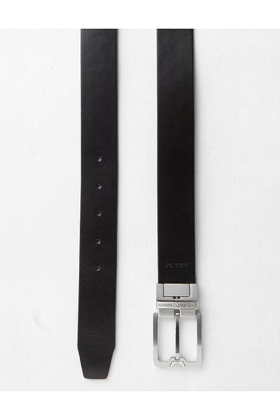 Emporio Armani Ανδρική ζώνη 100% δερμάτινη μάρκα με λογότυπο 81386 Y4S502 Y221E-81386