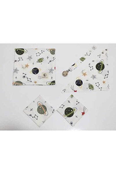 WOELLA مجموعة أدوات موسلين ذات طبقة واحدة تحت عنوان الكوكب