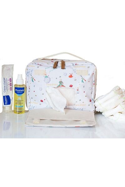 SUNSHINE Little Prince Medicine Bag Bottom Opening Wet Wipes Baby Care Bag Organizer
