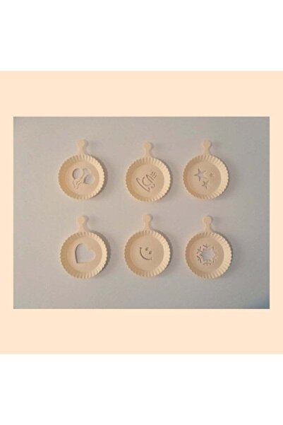 Happy Life Bej Tatlı Kahve Süsleme Apartları 6'lı