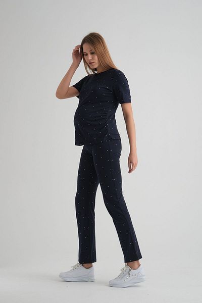 KATLİN MATERNİTY WEAR Set dublu de maternitate Pijama Tesatura Lycra Bumbac