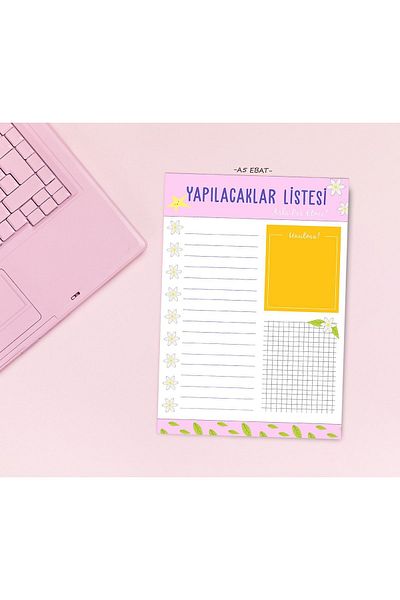 Fatofotofan Ahengi Pink Daily Memopad
