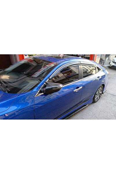 MKM Honda Cıvıc Fc.5 Kromlu 2018 Ve Üzeri 4'Lü Cam Rüzgarlığı