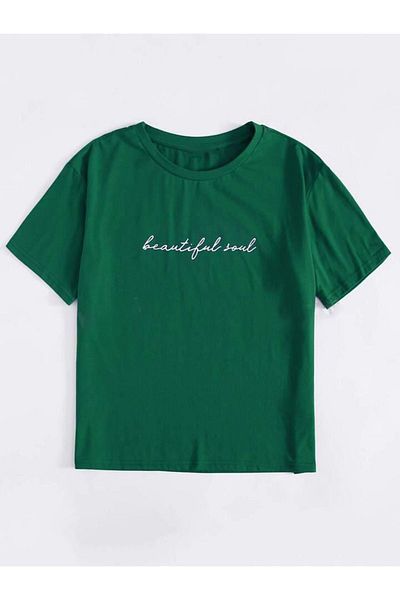 FAVORİST Beautiful Soul Printed Oversize Wide Fit βαμβακερό μπλουζάκι Unisex