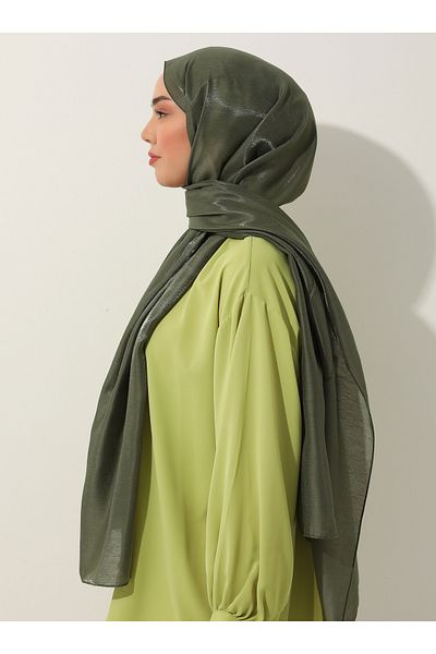 Tuva Amber Star Shawl - Khaki Canvas