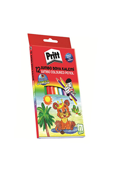 Pritt قلم تلوين بريت جامبو جامبو 12 قطعة