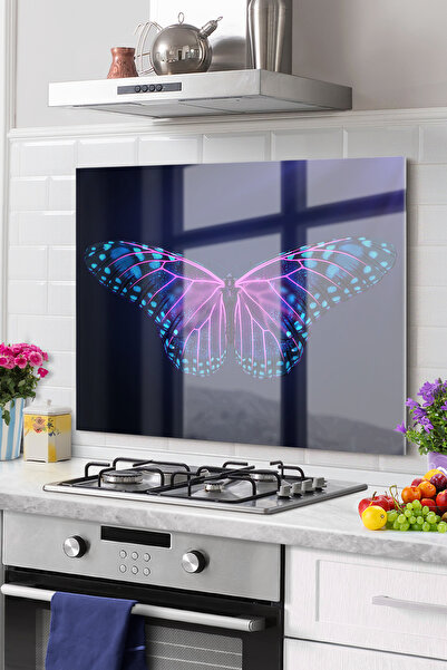 Onbiya Premium Kitchen Glass - Back Protector Butterfly Model