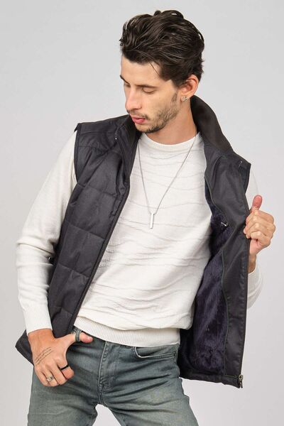 daynax Чоловічий жилет з кишенями 492800 Антрацит