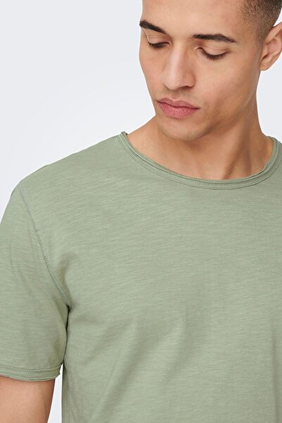 Only & Sons Men's Onsbenne Crew Neck T-shirt 22017822 Green
