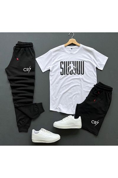 hoz fashion Sıuuu 3-Piece Tracksuit Set