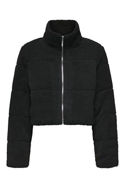 ONLY Teddyfell Jacke - Hoch geschlossen Steppjacke