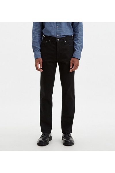 Levi's 541 Men's Black Tapered Fit Mid-Rise Jeans
