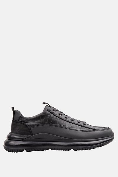 MARCOMEN Ανδρικά παπούτσια Sneaker από γνήσιο δέρμα 18168 Μαύρο