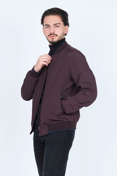 Allegro Men's Judge Collar Coat 0362206 Claret Red