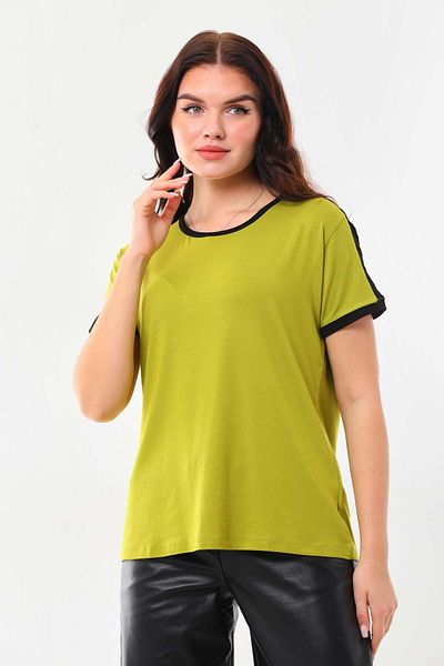 Sistas Γυναικεία μπλούζα με κοντό μανίκι Crew Neck 23010 Fat Green