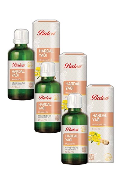 Balen 50 ml 3 Pieces Mustard Oil - Cold Press