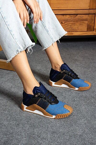 Seniorah Chulo Blue - Women's Denim Sneakers