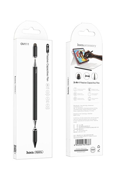 m.tk moveteck Ipad Pro Air Ve Android Uyumlu Dokunmatik Yazı Çizim Tablet Kalemi 3in1 Kapasitif Akıllı Kalem