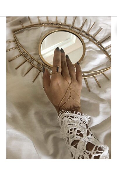 pop up store Gold Zincir El Aksesuarı