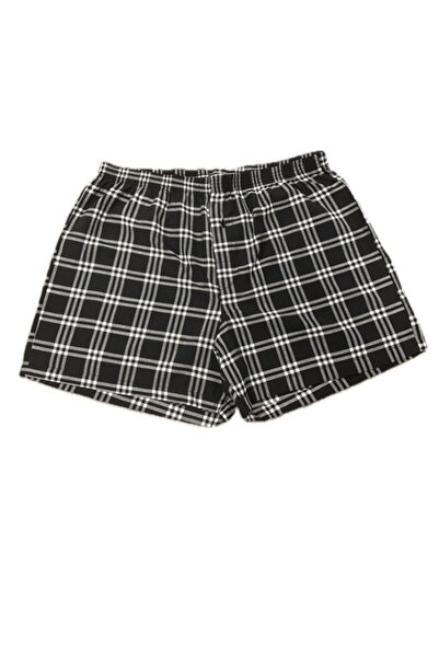 BICCA Ανδρικά εσώρουχα μπόξερ Premium Comfort Series, καρό βαμβακερά εσώρουχα 3 συσκευασιών - Μαύρο ριγέ