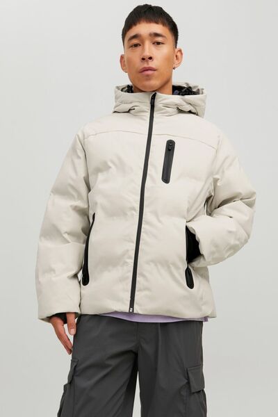 Jack & Jones Ανδρικό μπουφάν Jcoheat Puffer 2215507 Stone