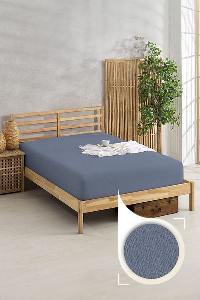 The Berb Cotton Towel Sheet| 4 Side Elastic| Single/Double Elastic Towel Sheet|
