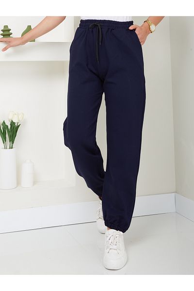 VOLT CLOTHİNG Übergroße Jogginghose – Elastisches Bein und Taille