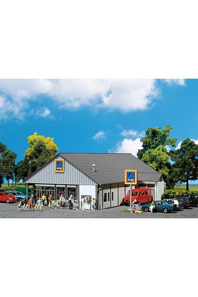 Faller 130339 1/87 Aldi Supermarket Disassembled Plastic Model