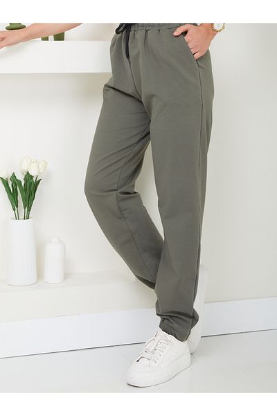 VOLT CLOTHİNG Übergroße Jogginghose – Elastisches Bein und Taille