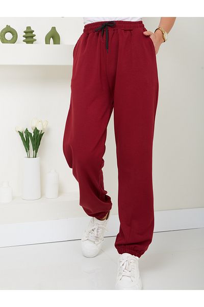 VOLT CLOTHİNG Übergroße Jogginghose – Elastisches Bein und Taille