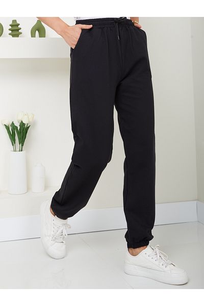 VOLT CLOTHİNG Übergroße Jogginghose – Elastisches Bein und Taille