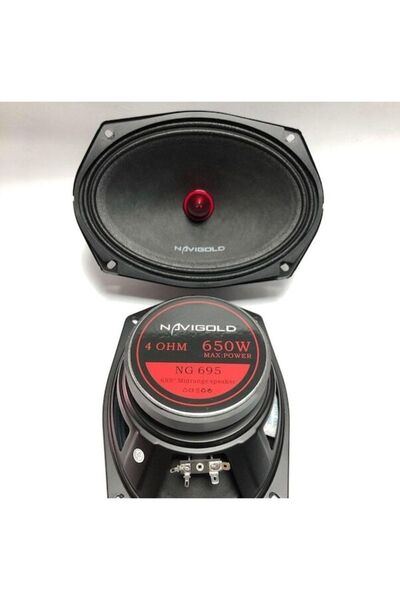 Navigold Ng695 750 Watt 200 Watt Rms Oval Midrange Amfi Uyumludur 2 Adet Uyumlu