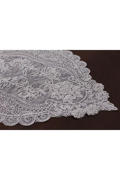 Tropikhome Supla and Runner Set for 6 People for Valentine's Day - 7 Piece Dowry Table Set