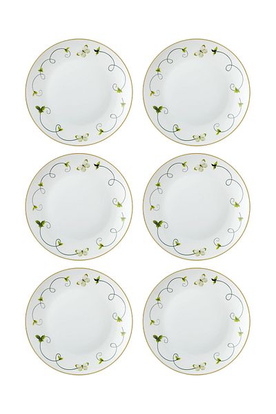 The Mia Butterfly Pastry Plate for 6 People