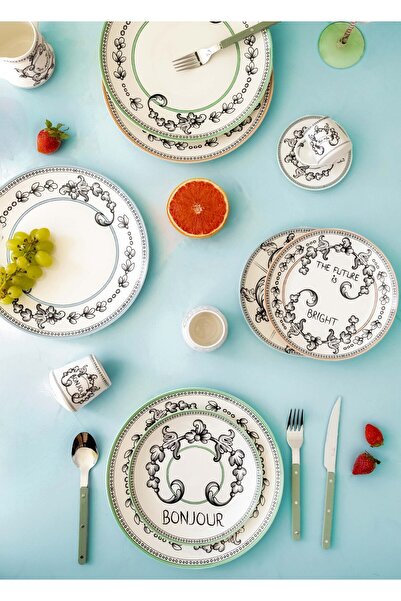 The Mia 6-Person Bonjour Service Plate