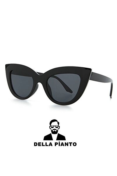 Della Pianto Women's Black Cat Eye Sunglasses