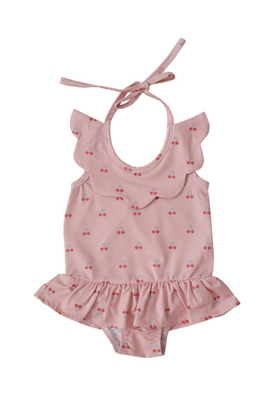 John Connely ملابس سباحة بنمط الكرز والكرز للفتيات