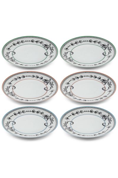 The Mia 6-Person Bonjour Service Plate