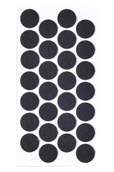 Kitchen Design Lab Siyah 28 Adet 2,8 Cm Yuvarlak Yapışkanlı Sandalye, Masa, K...