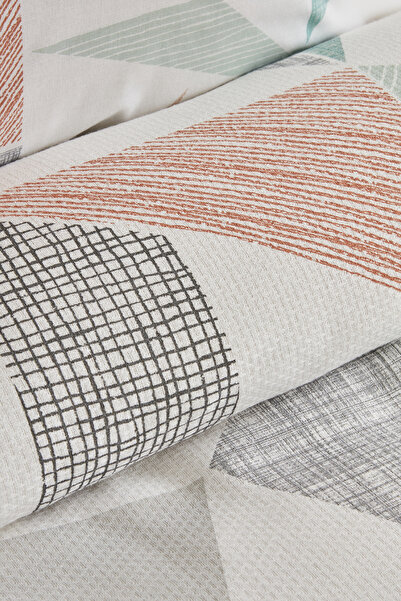 Karaca Home Lenny Multicolor PP - 100% Cotton Double Pique Set