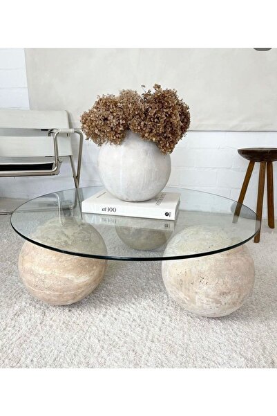 Sinem Şahin Mimarlık Mermer Orta Sehpa