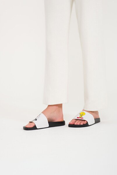 ALTUNTAŞ Sylvester Tweety Baskılı Kız Çocuk ve Kız Ev, Banyo, Havuz ve Outdoor Terlik