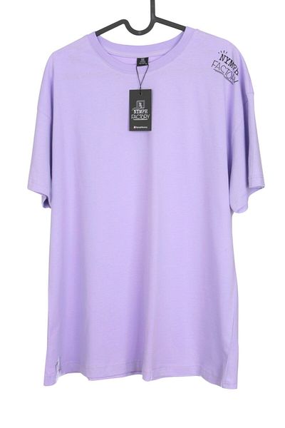 NYMPHFACTORY Μπλουζάκι Unisex Lilac Unprinted Oversize