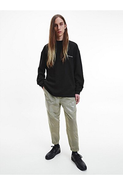 Calvin Klein Erkek Oversized Uzun Kollu T-shirt