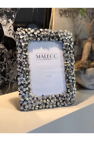 MALKOÇ HOME Daisy Frame Silver 13x18