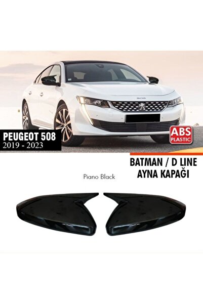 NamTuning Peugeot 508 Batman Yarasa Ayna Kapağı Piano Black 2019-2023 arası