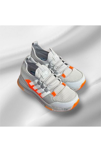 Papuçka Adidași de vară cu plasă gri pentru băiat - Talpă fără șireturi și ortopedice